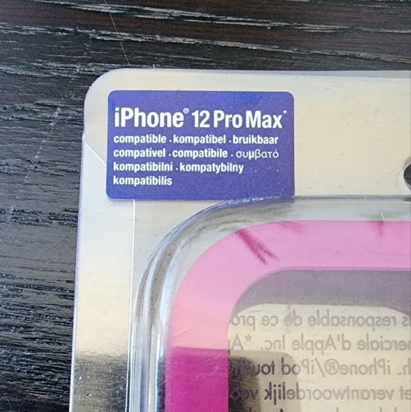 iPhone 12 Pro Max Case Gradient Blue to Pink with Heart 🩷 - Picture 3 of 4